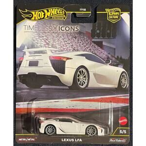 Hot Wheels Lexus LFA White Timeless Icons Premium